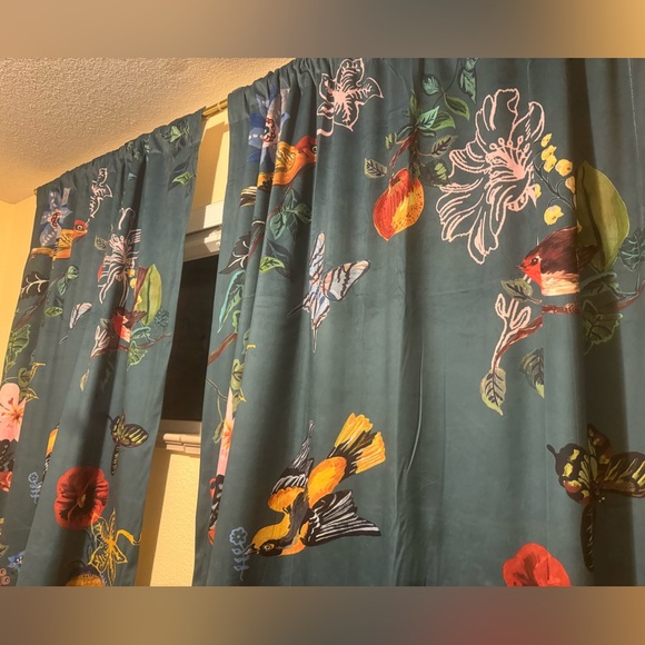 Anthropologie floral curtains - Picture 2 of 4
